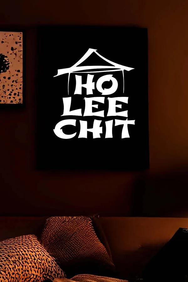 Humorous Reflective "Ho Lee Chit" Wall Decor Art