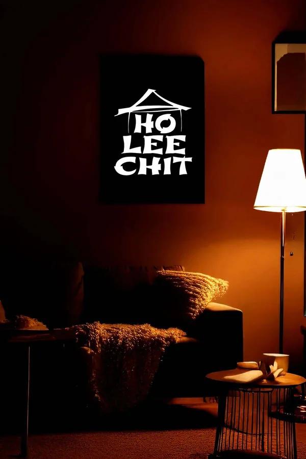 Humorous Reflective "Ho Lee Chit" Wall Decor Art