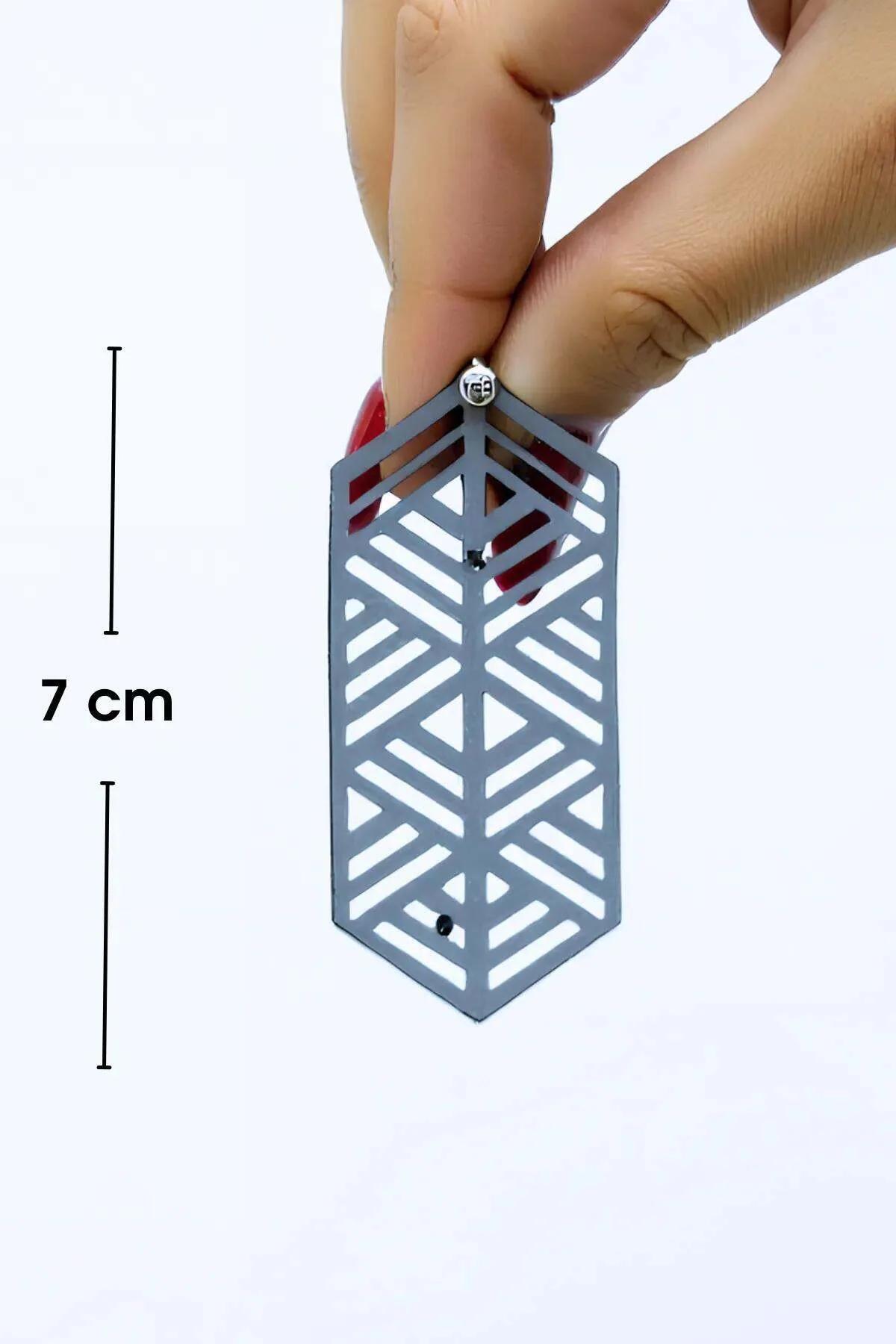 Reflective Geometric Earrings | Modern Statement Design