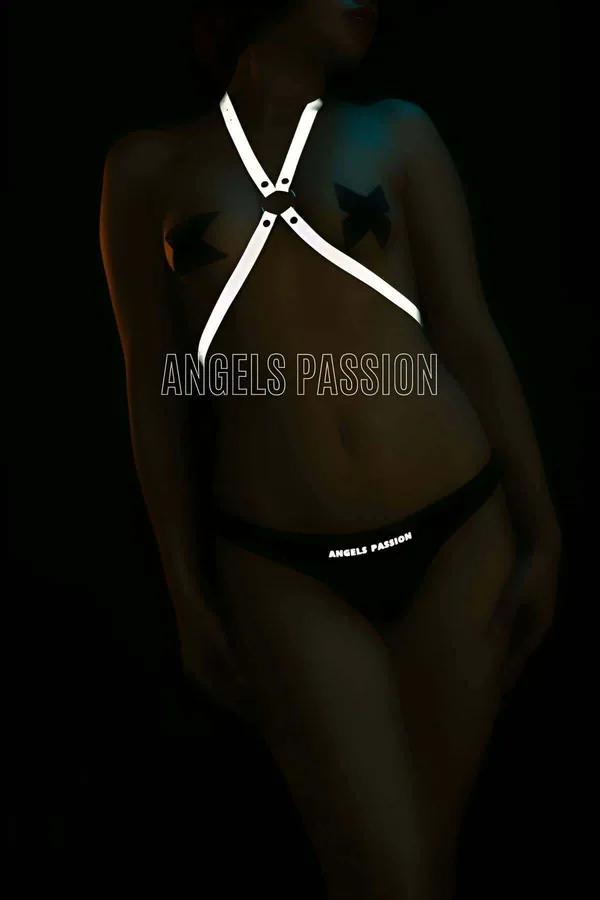 Reflective Harness Cross Body Strap Fashion Accessory