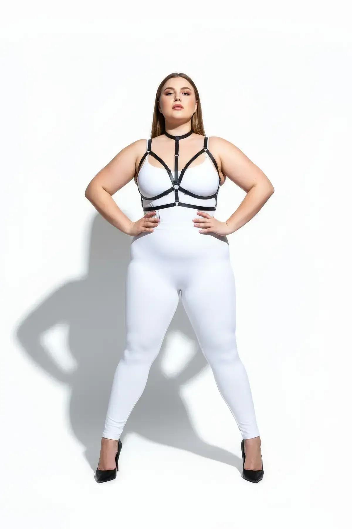 Strappy Body Harness with O-Ring Detail