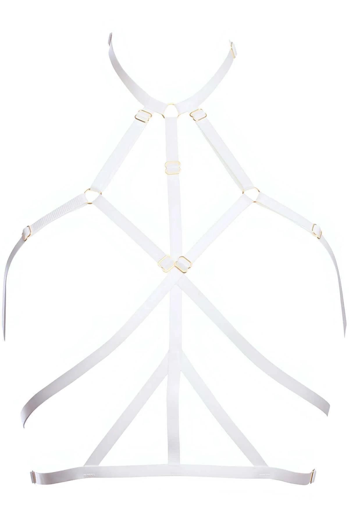 Lingerie Harness Bra – Adjustable Strappy Body Cage Top