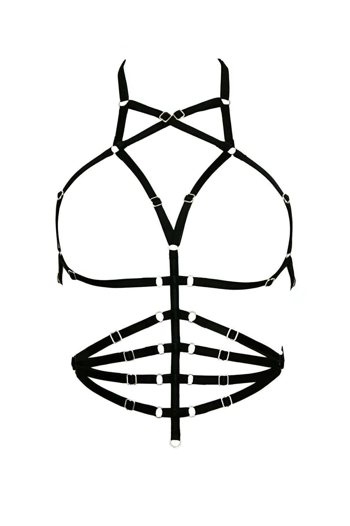 Adjustable Body Harness Lingerie Strappy Chest Accessory