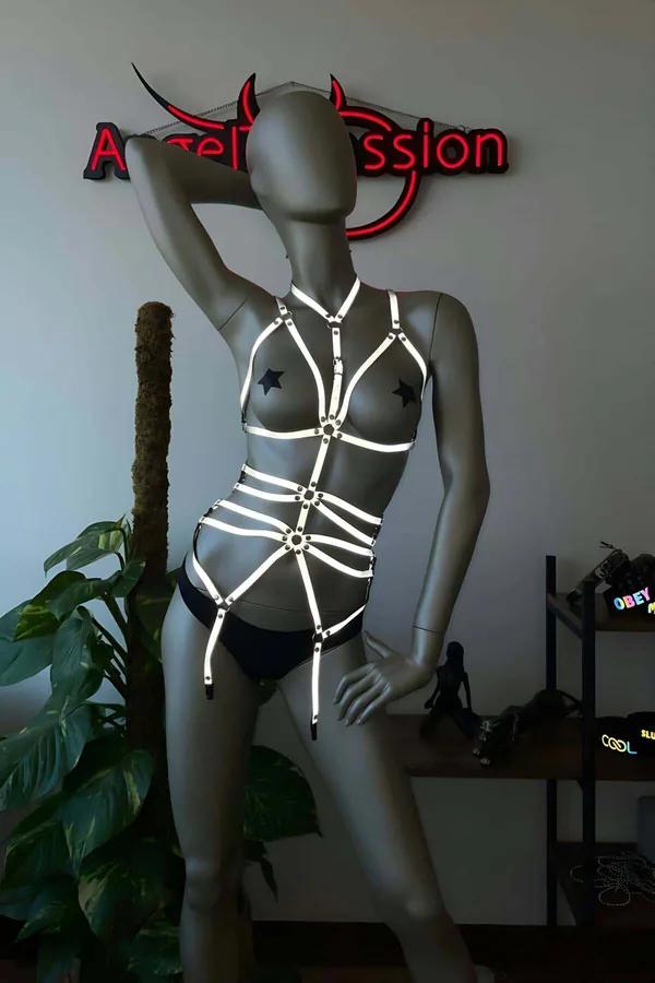 Reflective Body Harness | Adjustable Full Cage Design