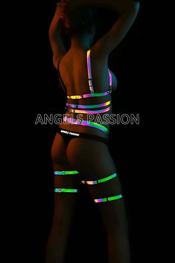 Reflective Body Harness Set for Festival & Rave Wear