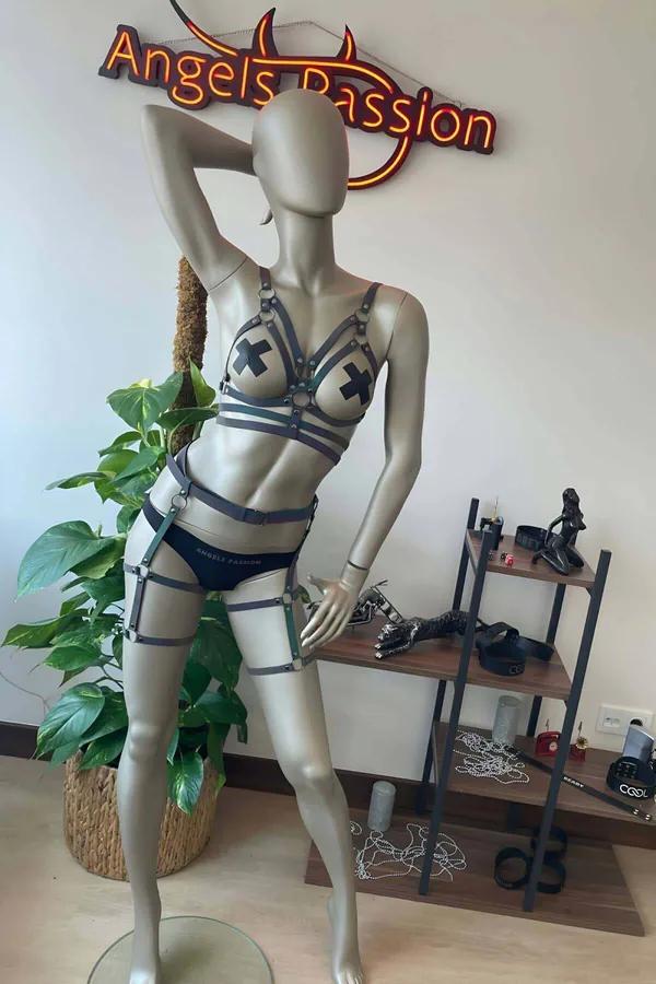 Reflective Body Harness Set for Festival & Rave Wear