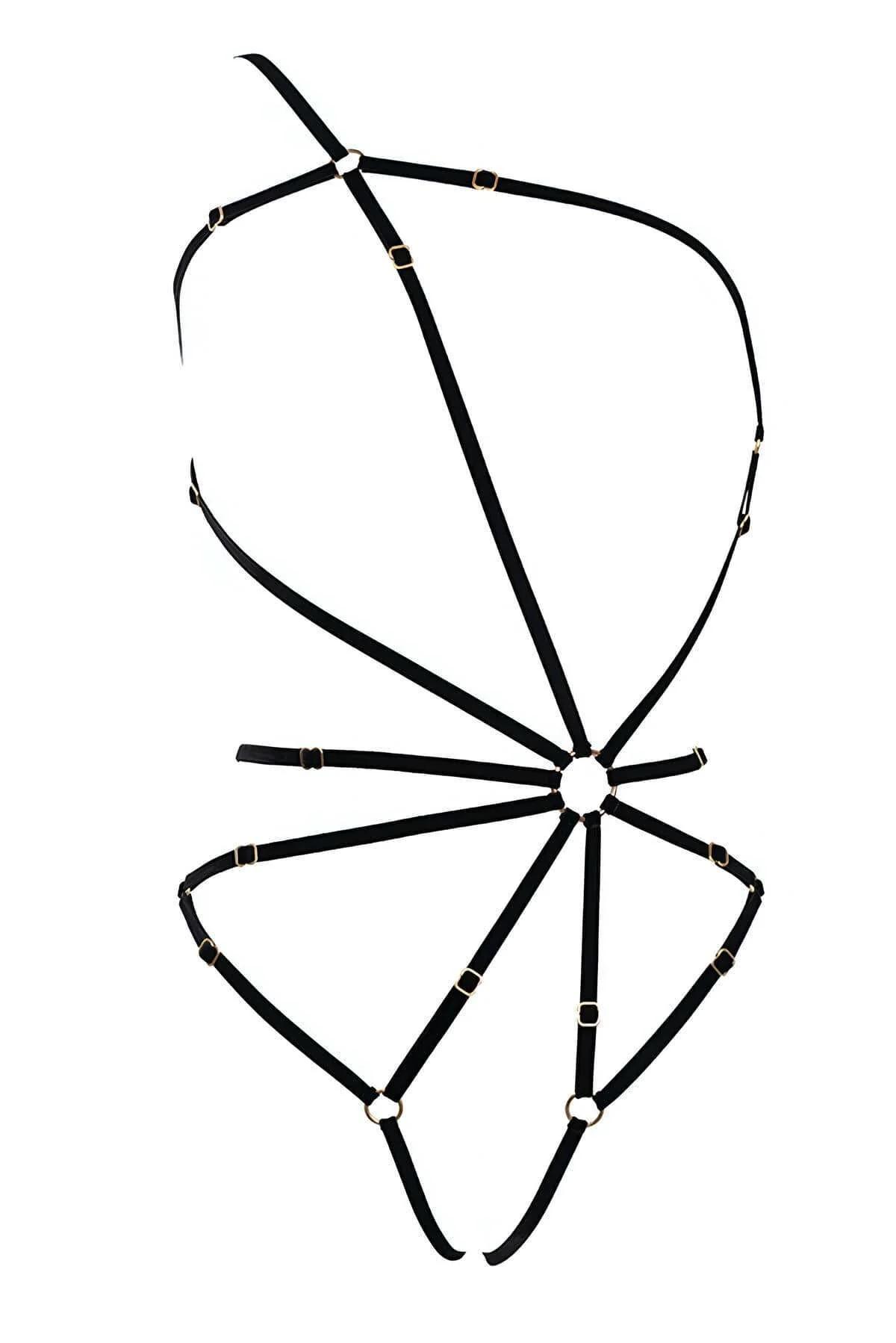 Adjustable Elastic Strap Body Harness for Women