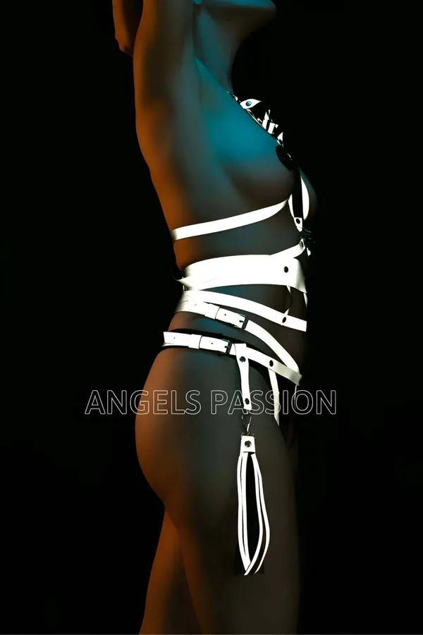 Reflective Harness Set | Adjustable Body Cage with Tassels