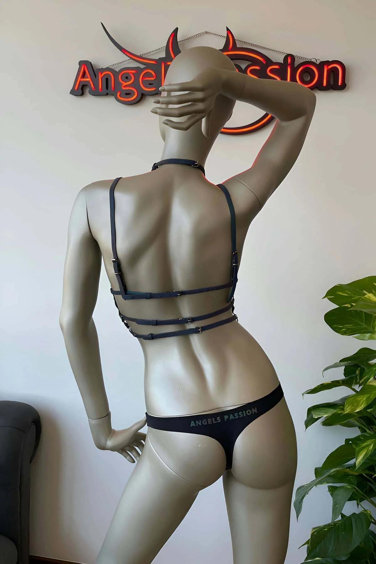 Reflective Harness for Women – Adjustable Neon Rave Bodywear