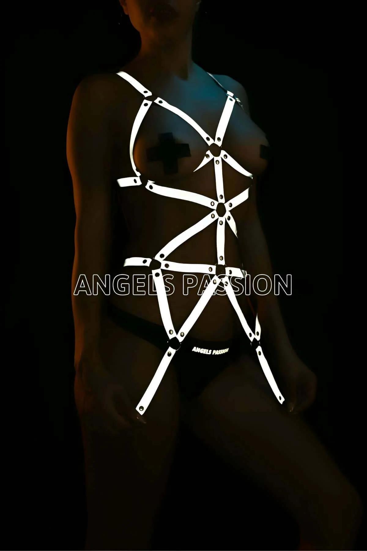 Reflective Body Harness for Festivals & Nightlife