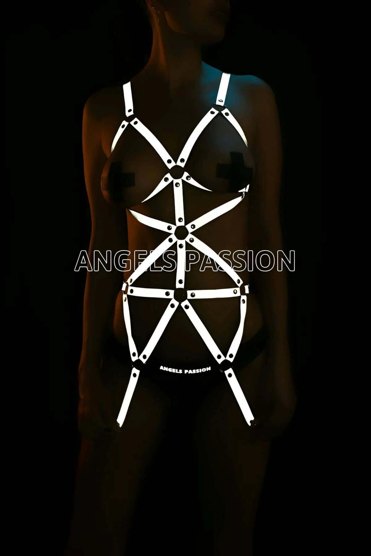 Reflective Body Harness for Festivals & Nightlife