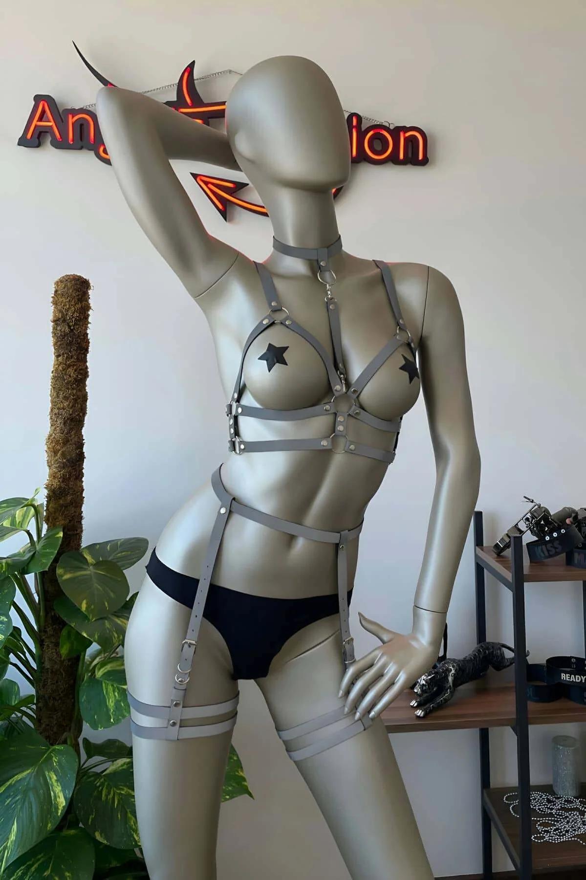 Reflective Body Harness Set - Adjustable Fashion & Nightwear
