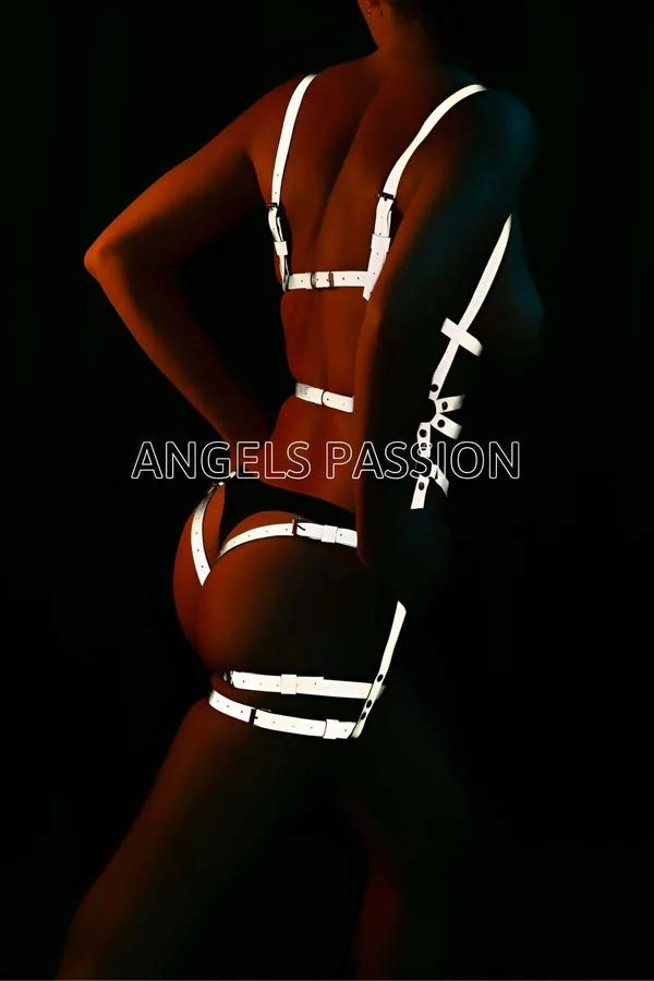 Reflective Full Body Harness Rave Festival Clubwear