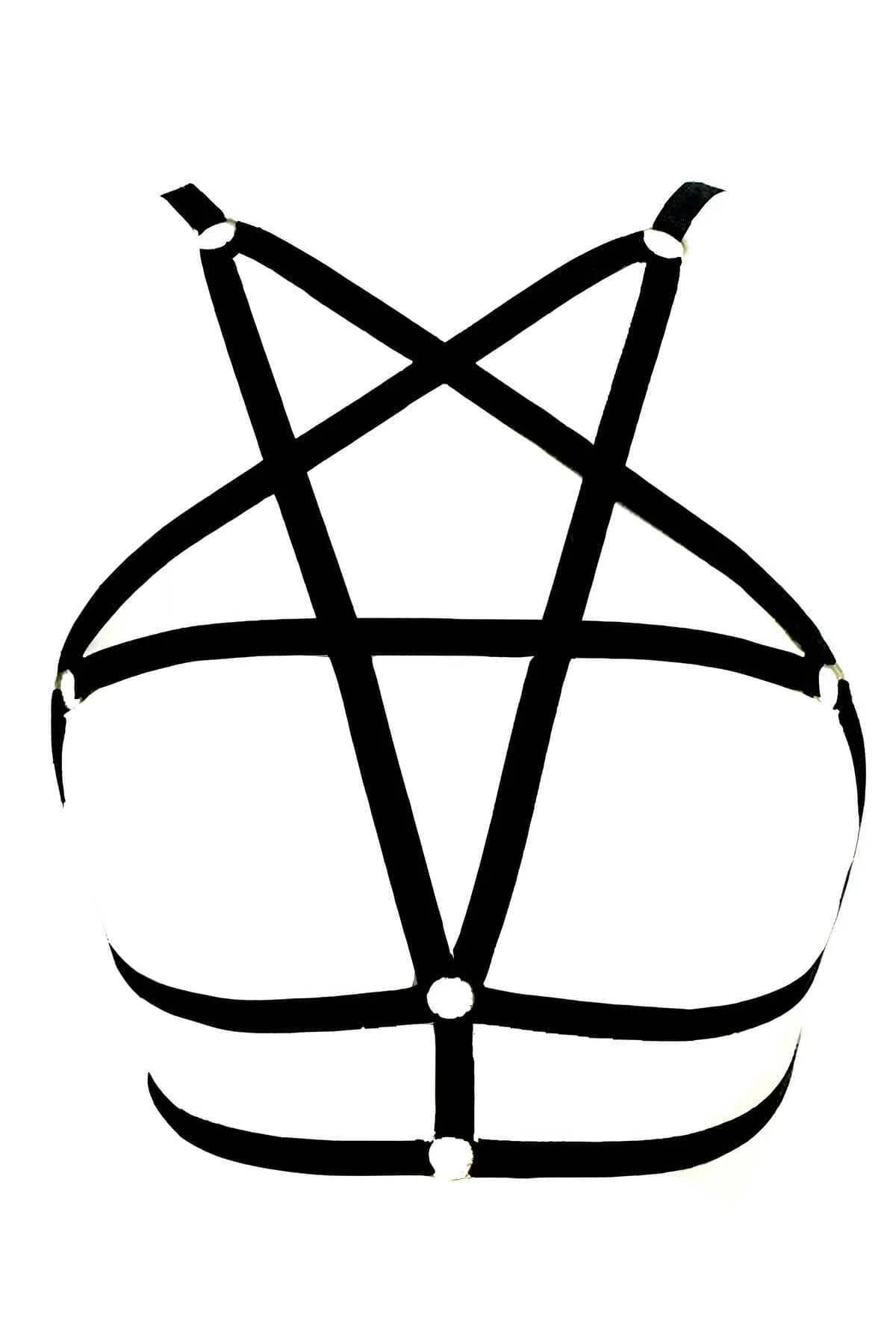 Adjustable Body Harness for Women - Strappy Chest Lingerie Top