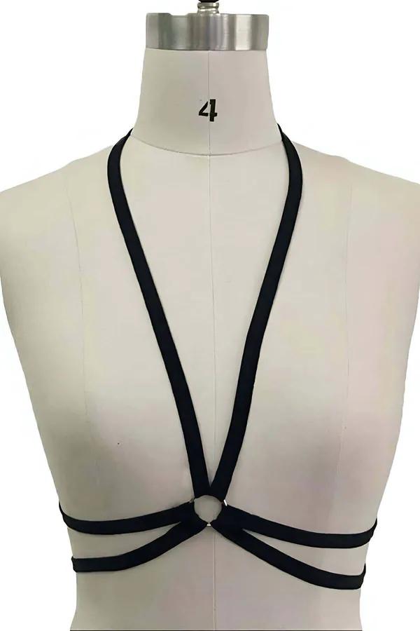 Adjustable Chest Harness for Women - Strappy Body Lingerie Top