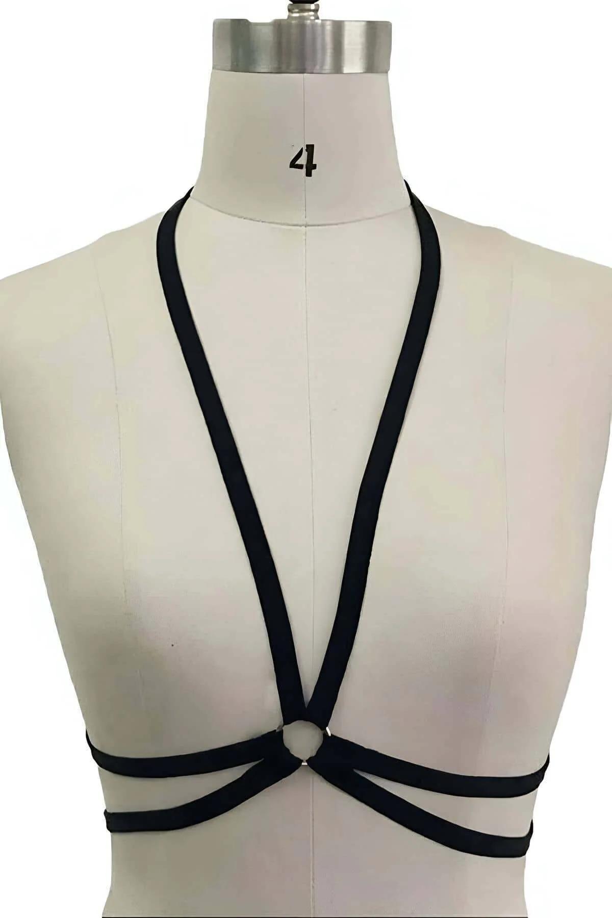Adjustable Chest Harness for Women - Strappy Body Lingerie Top
