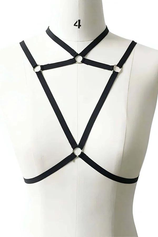 Adjustable Choker Chest Harness for Women's Fashion