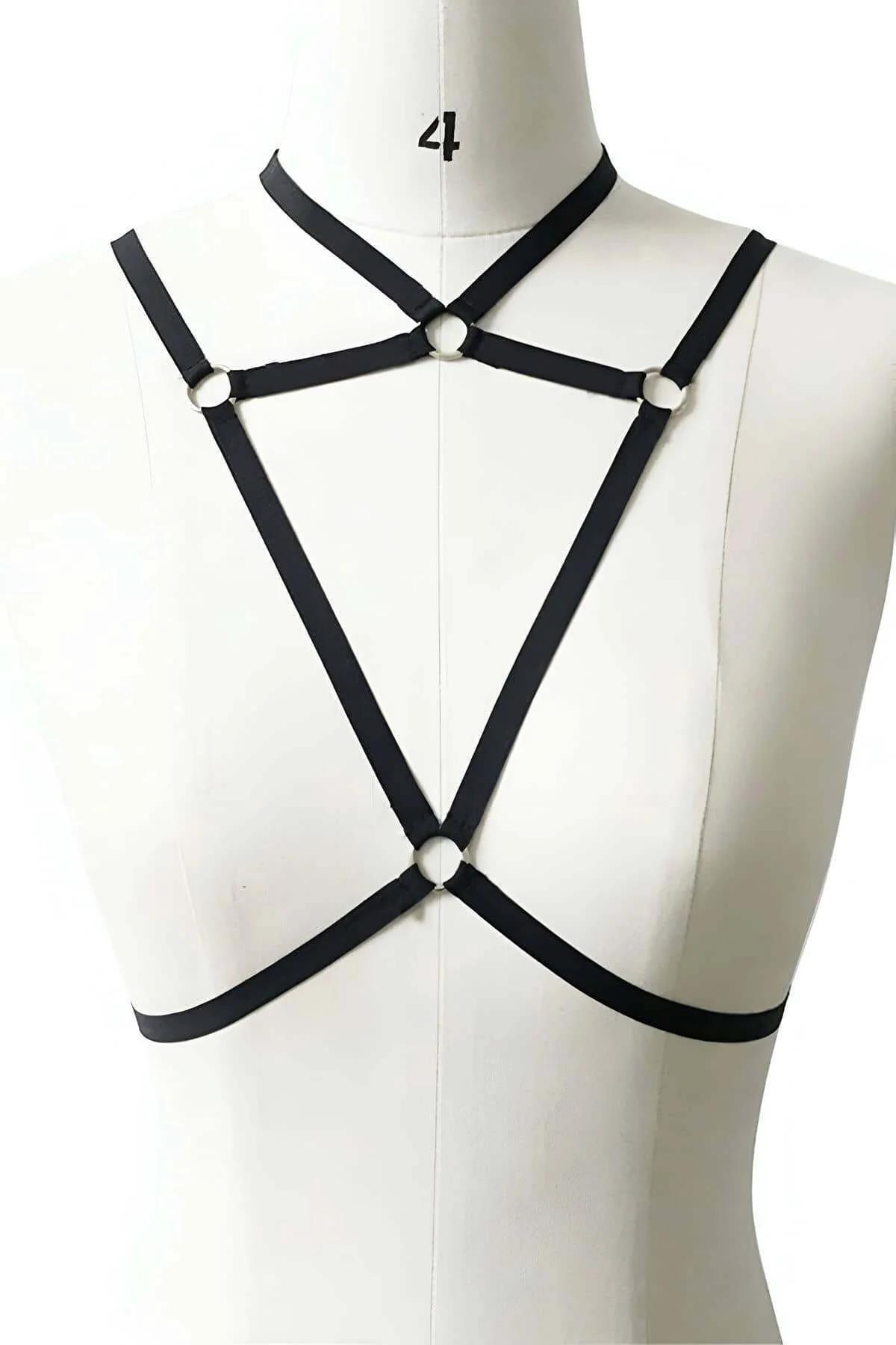 Adjustable Choker Chest Harness for Women's Fashion