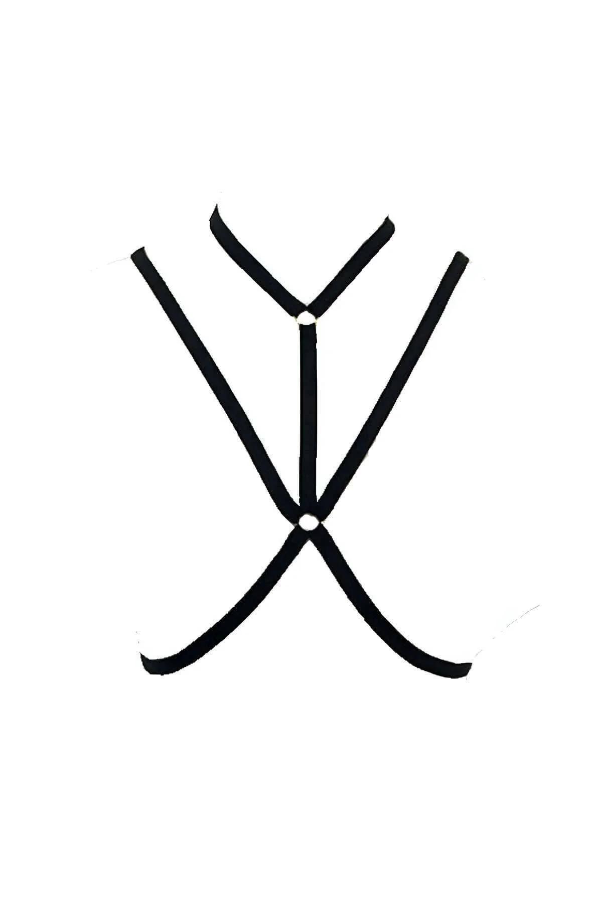 Men's Chest Harness Adjustable Strappy Fashion Accessory