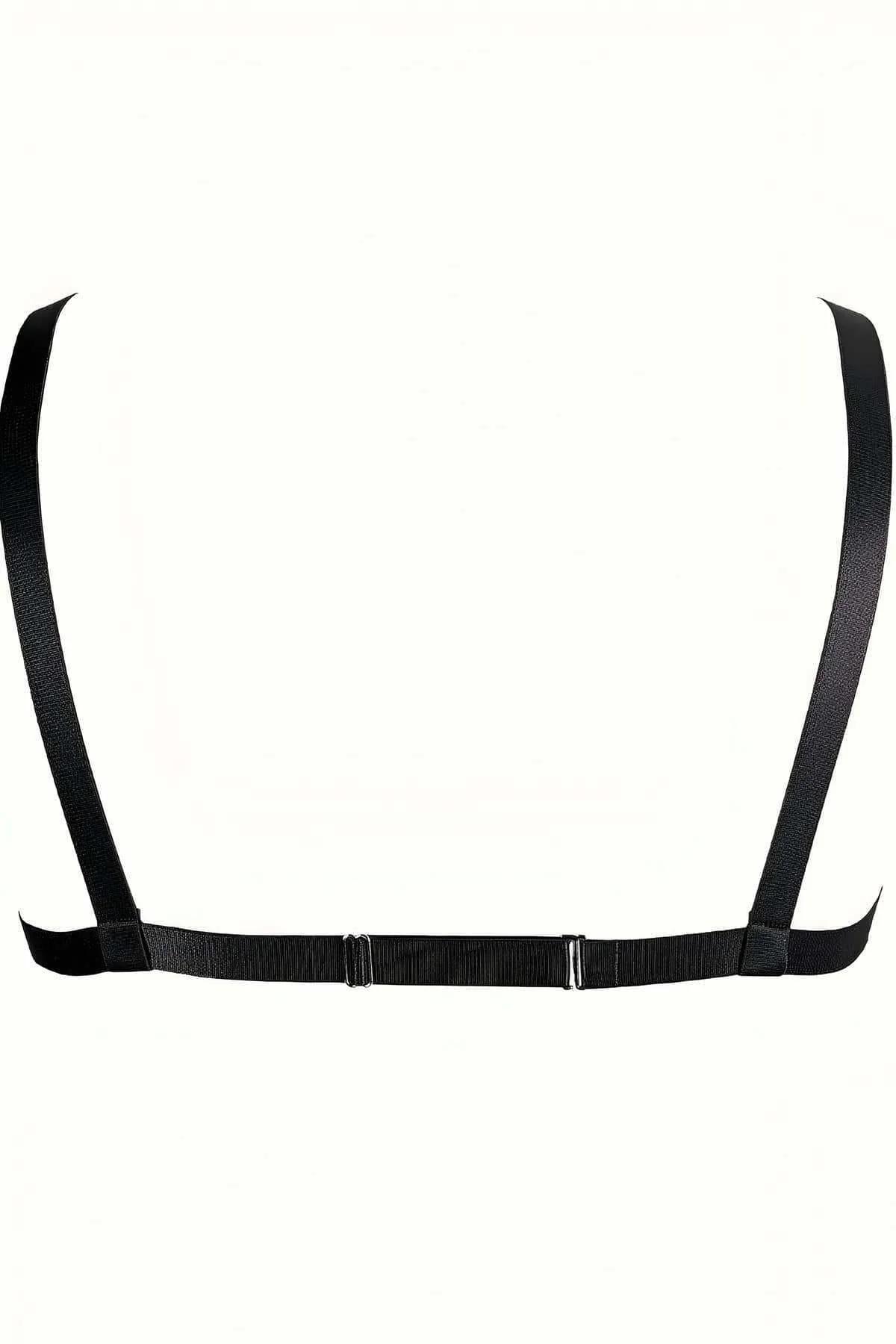 Adjustable Women's Chain Body Harness - Plus Size Fit