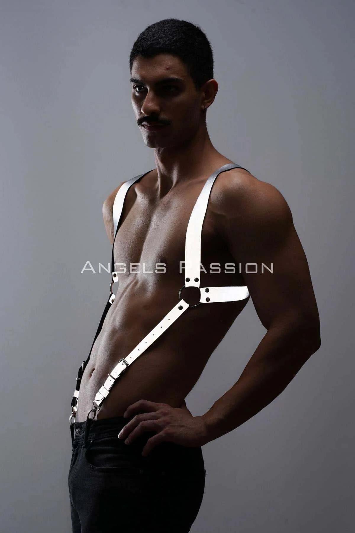 Mens Reflective Harness Suspenders – Adjustable Urban Fit