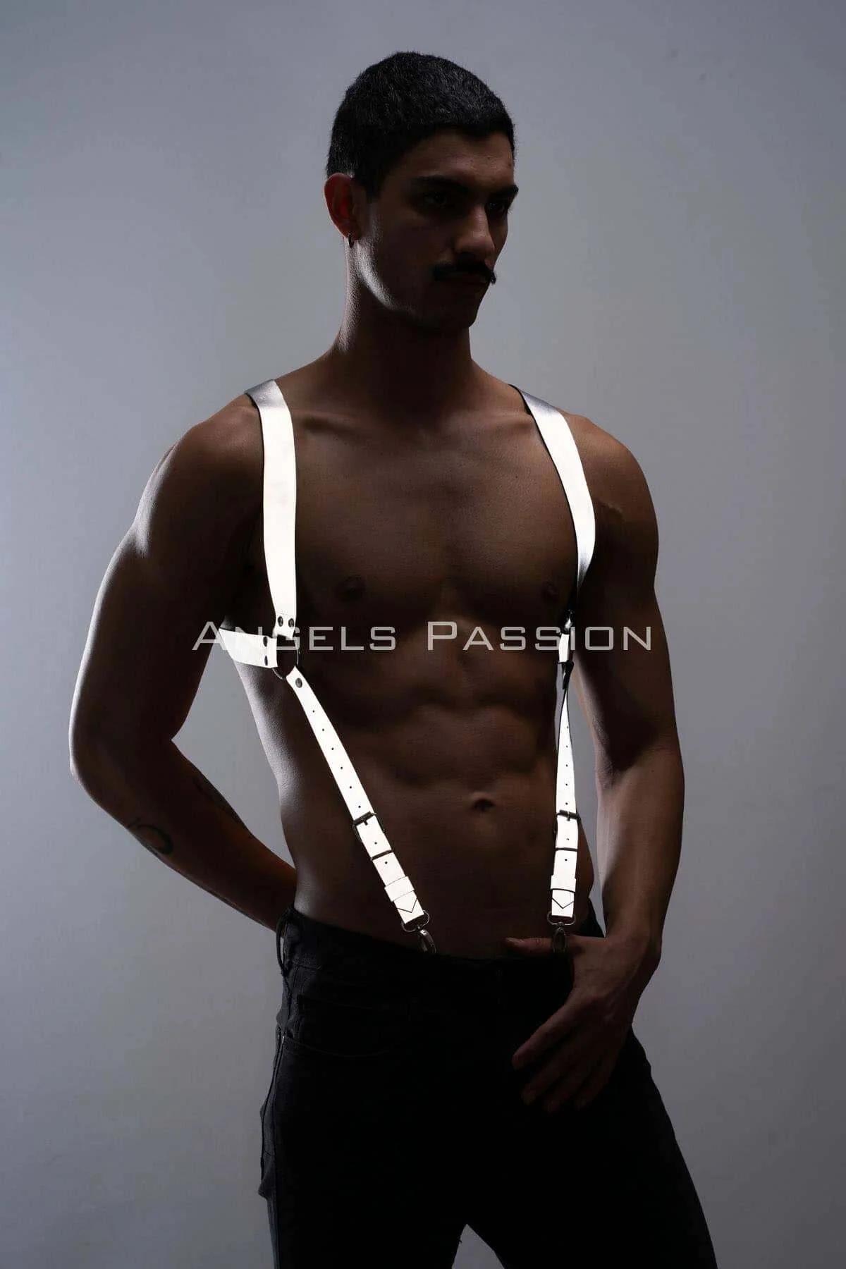 Mens Reflective Harness Suspenders – Adjustable Urban Fit