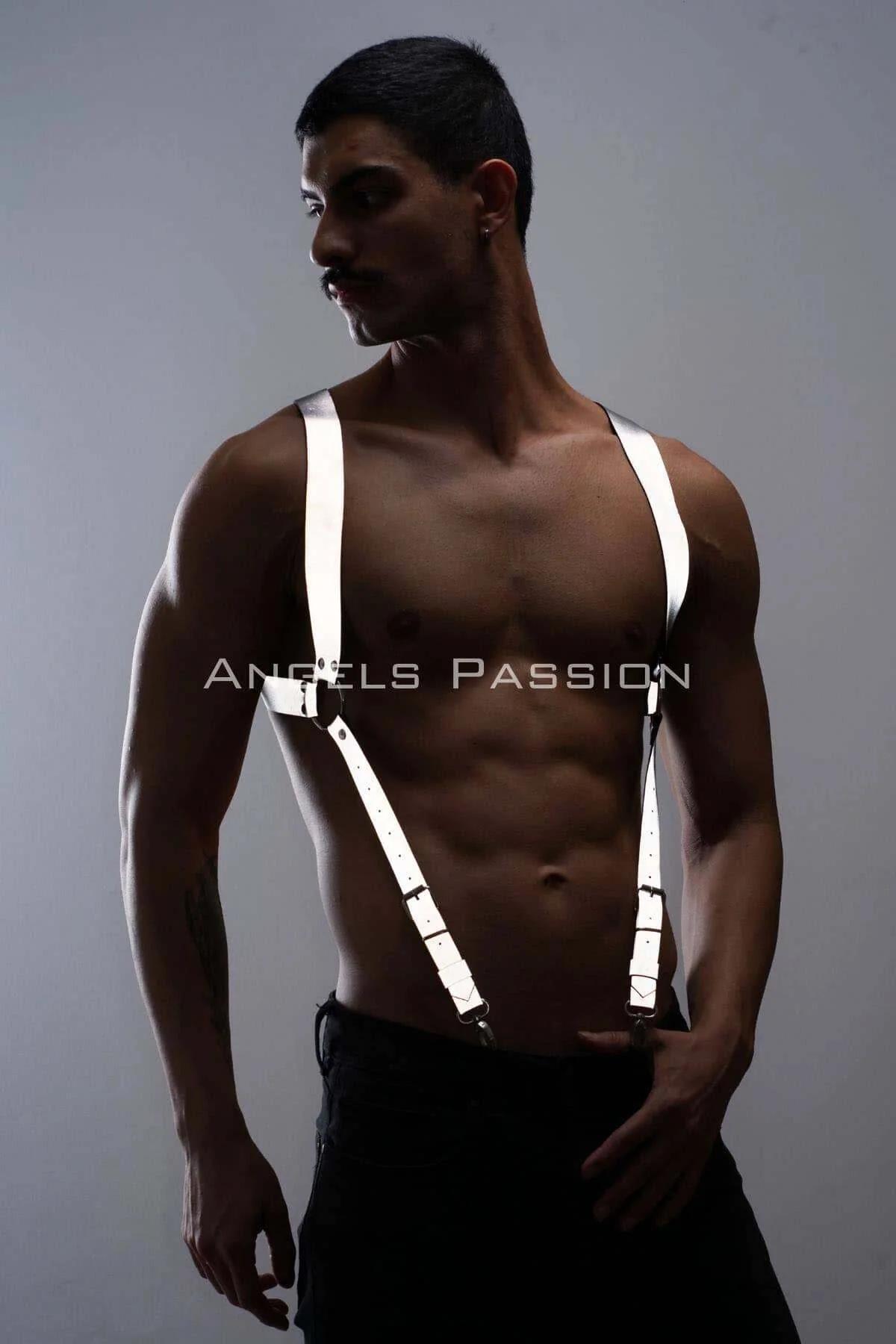 Mens Reflective Harness Suspenders – Adjustable Urban Fit