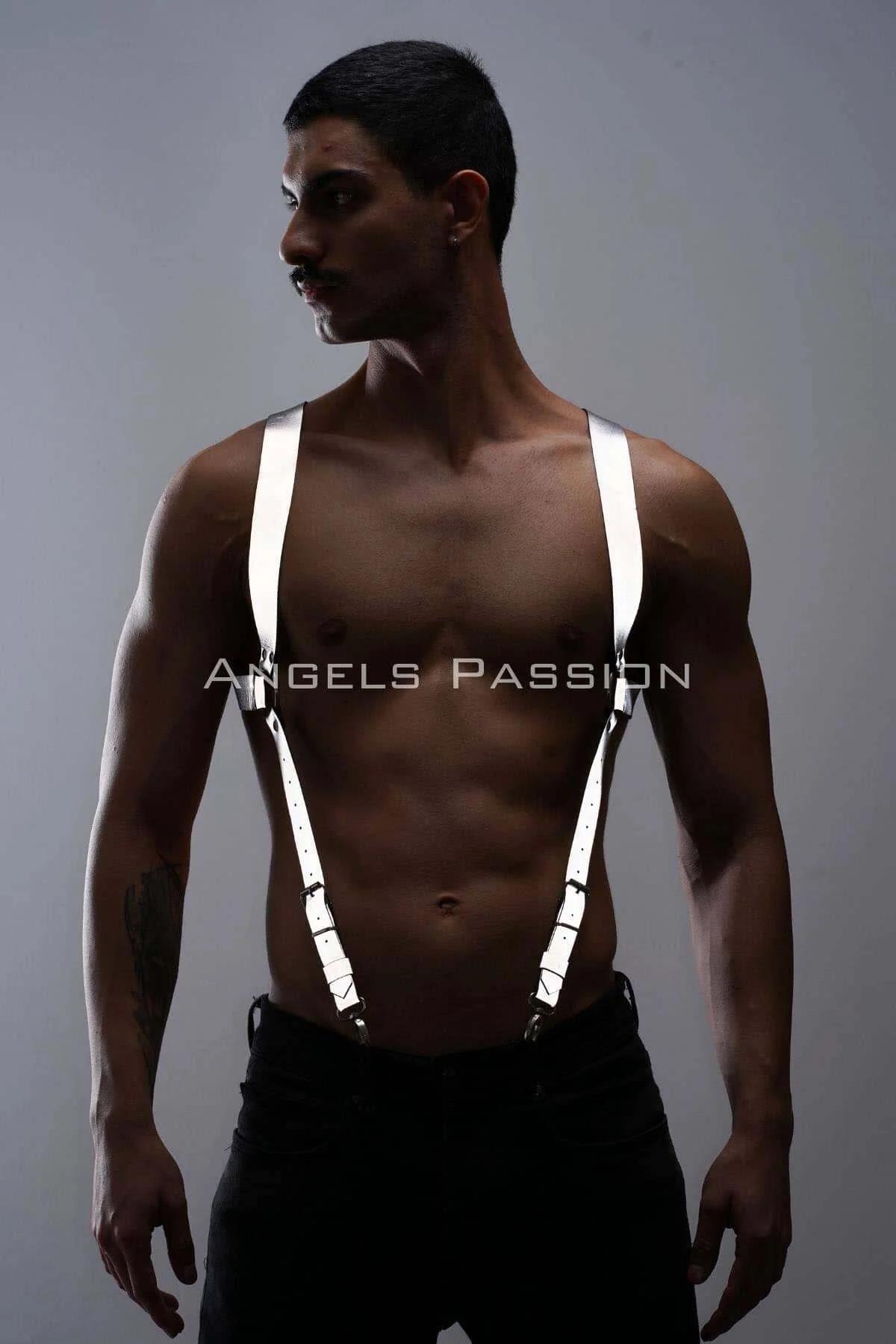 Mens Reflective Harness Suspenders – Adjustable Urban Fit