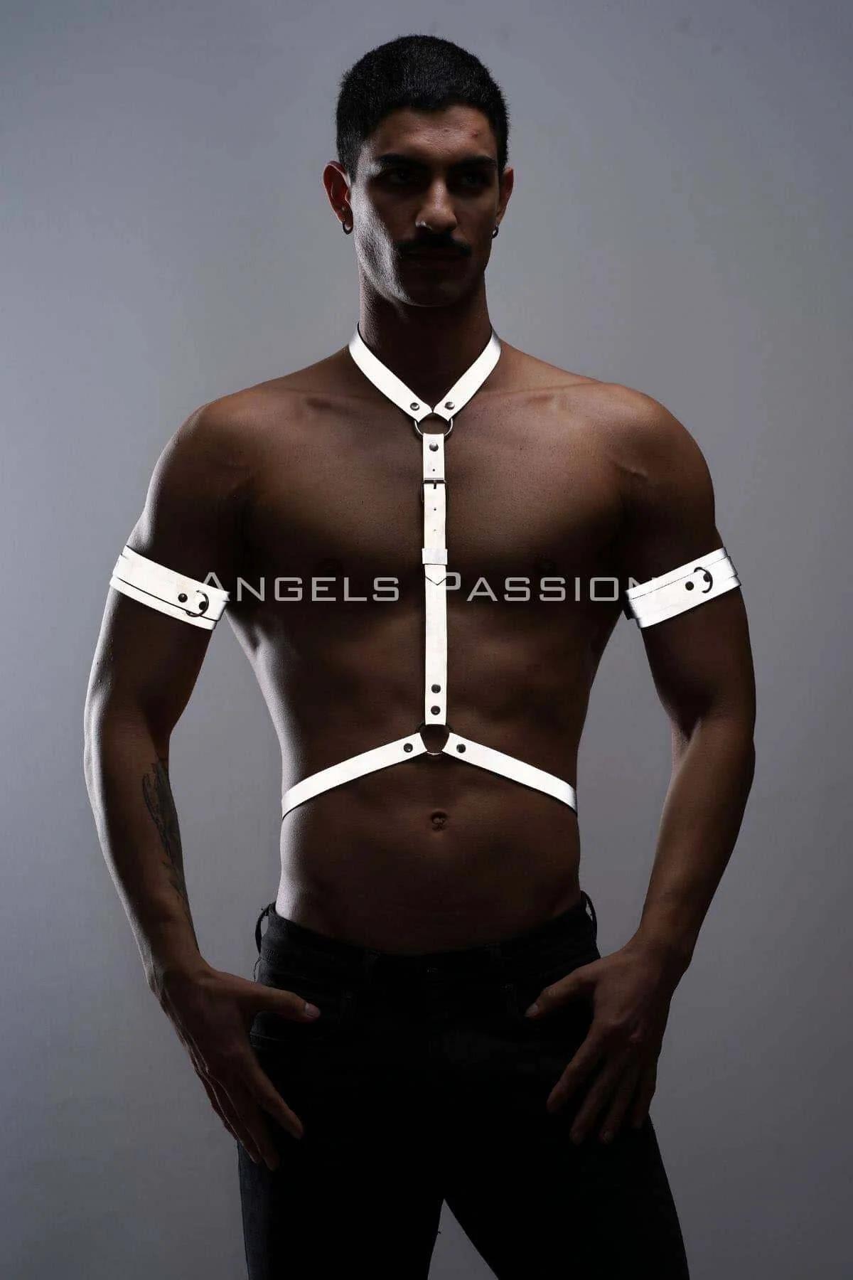 Men's Reflective Chest Harness & Bicep Armbands