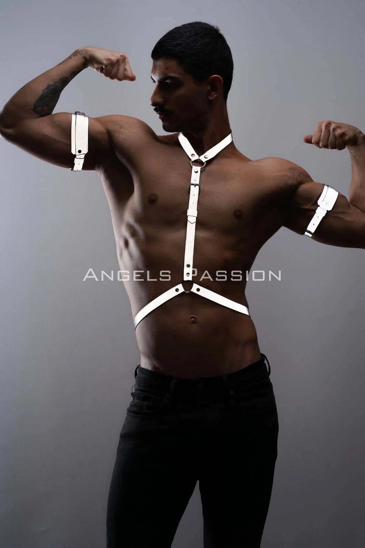 Men's Reflective Chest Harness & Bicep Armbands