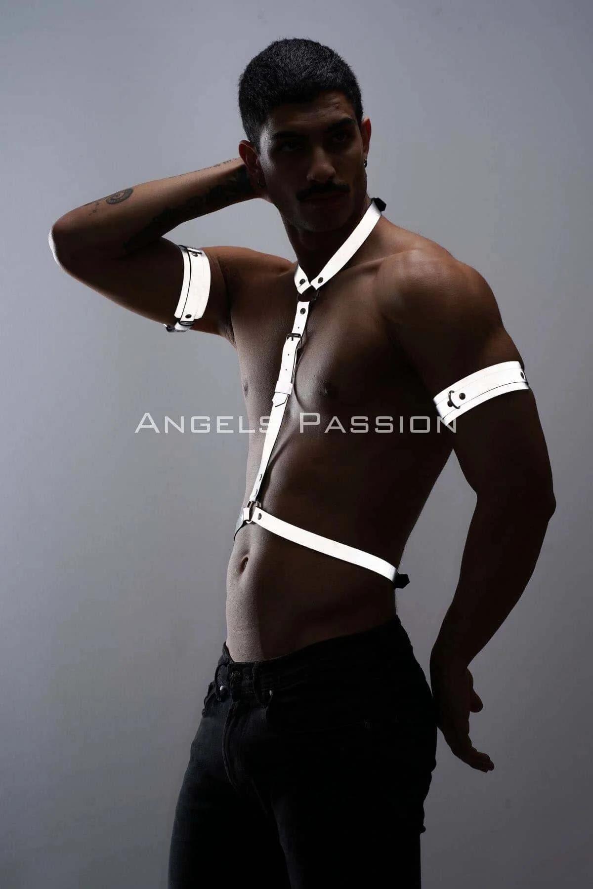 Men's Reflective Chest Harness & Bicep Armbands