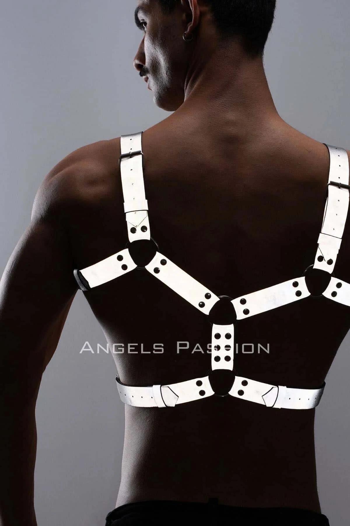 Men's Reflective Chest and Leg Harness Set – Stand Out