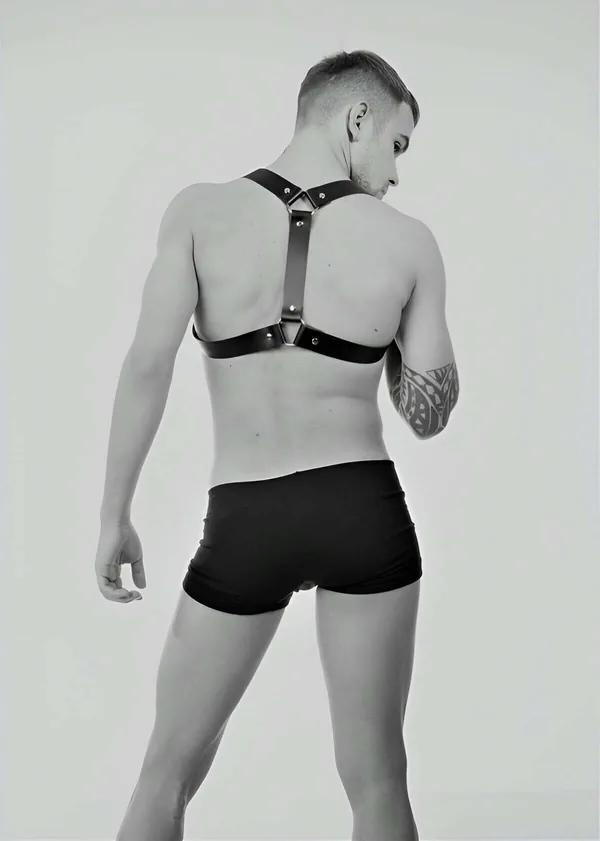 Men's Leather Shoulder Harness – Adjustable & Durable Style