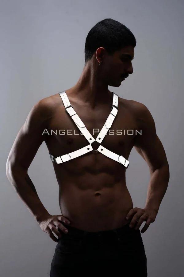 Reflective Mens Harness | Adjustable Chest Body Strap