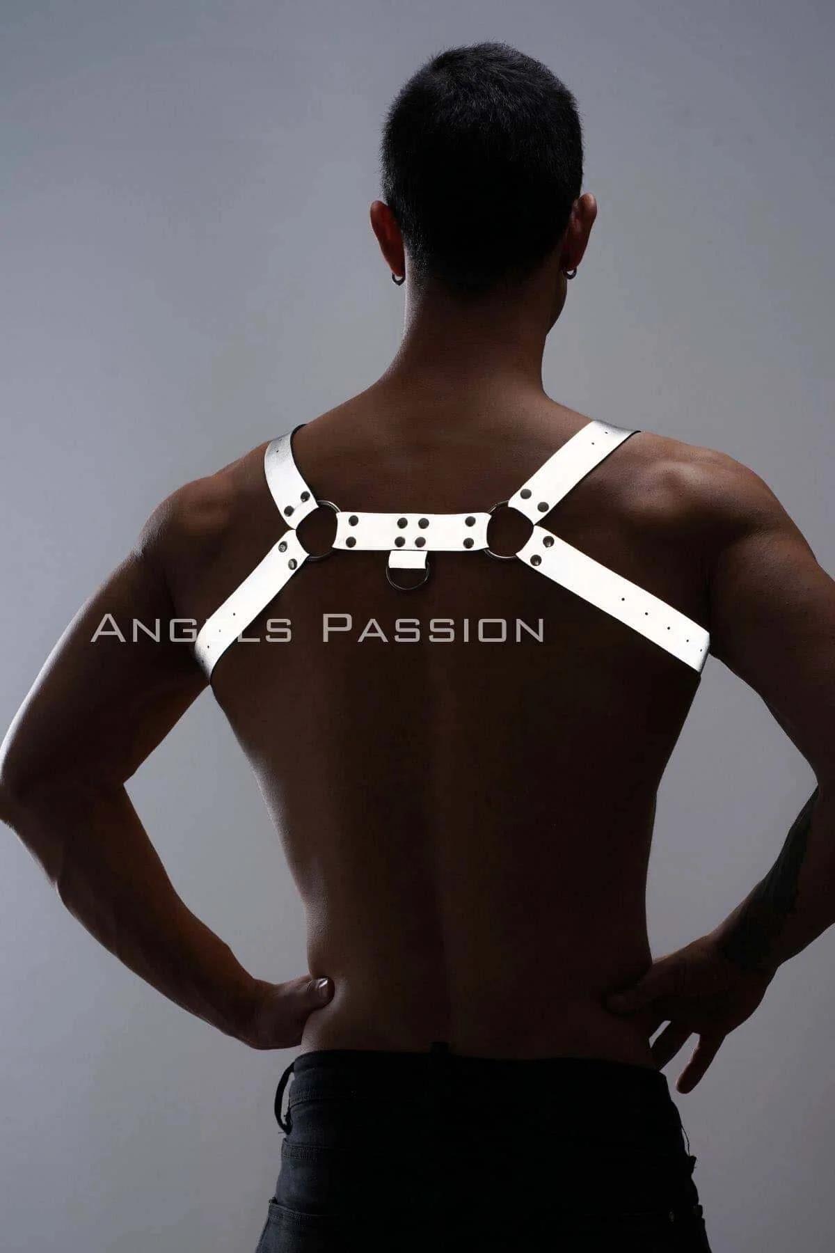 Reflective Chest Harness with O-Ring Accents