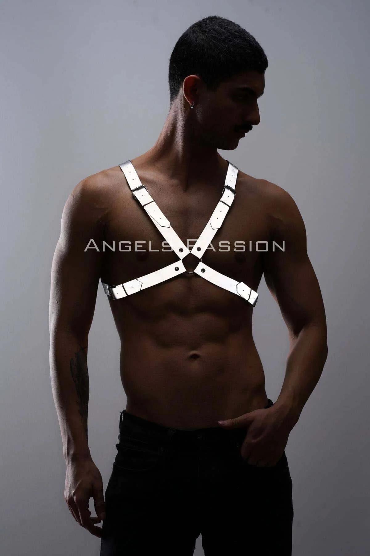 adjustable chest harness reflective straps 2.5 cm width horizontal stabilizer band