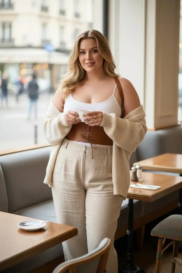 Büyük beden taba vegan deri korse kemer omuz askılı bağcıklı altın metal halkalar ile bel çizgisi vurgulayan tasarım